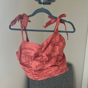 Coral tank top